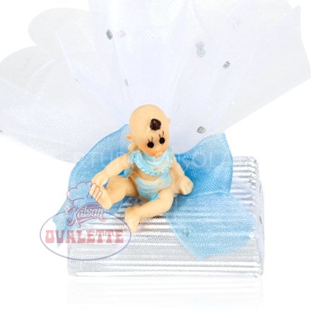 SCHÖNE SCHOKOLADE TÜLLÜ MAVİ BEBEK