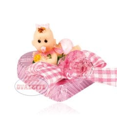 SCHÖNE SCHOKOLADE PEMBE EMZİKLİ BEBEK