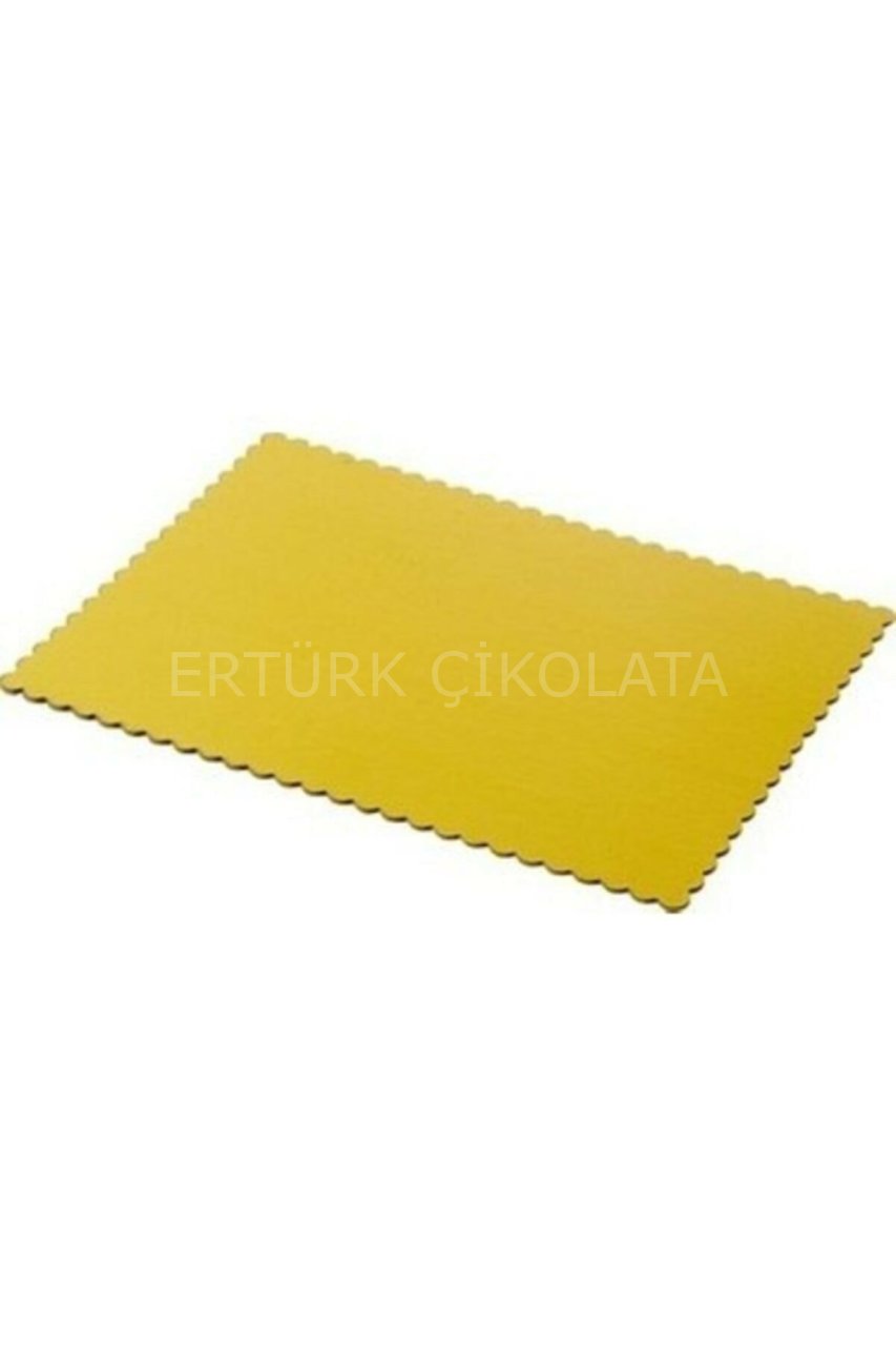 BENS GOLD DİKDÖRTGEN KALIN PASTA ALTLIĞI 33X44 CM