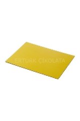 BENS GOLD DİKDÖRTGEN KALIN PASTA  ALTLIĞI 32X45 CM
