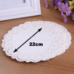 BENS PASTA DANTEL SERVİS ALTLIĞI 22 CM 100'LÜ