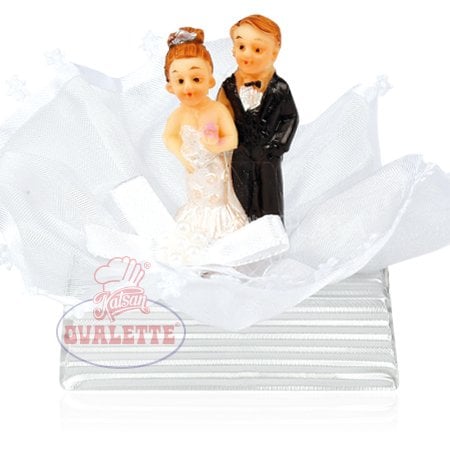 SCHÖNE SCHOKOLADE DANTELLİ GELİN DAMAT 30 ADET