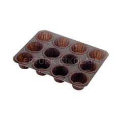 BENS KAHVE MUFFIN MİNİ KEK KALIBI 12'Lİ