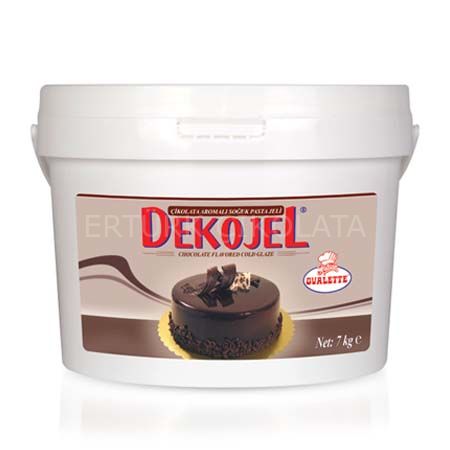 OVALETTE DEKOJEL ÇİKOLATALI AROMALI SOĞUK PASTA JELİ 7 KG