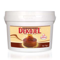 OVALETTE DEKOJEL KARAMEL AROMALI SOĞUK PASTA JELİ 7 KG