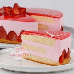 OVALETTE ÇİLEK AROMALI DEKORATİF SOĞUK JEL 7 KG