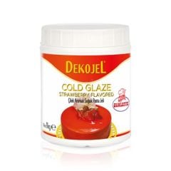 OVALETTE DEKOJEL ÇİLEK AROMALI SOĞUK PASTA JELİ 1 KG