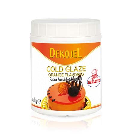 OVALETTE DEKOJEL PORTAKAL AROMALI SOĞUK PASTA JELİ 1 KG