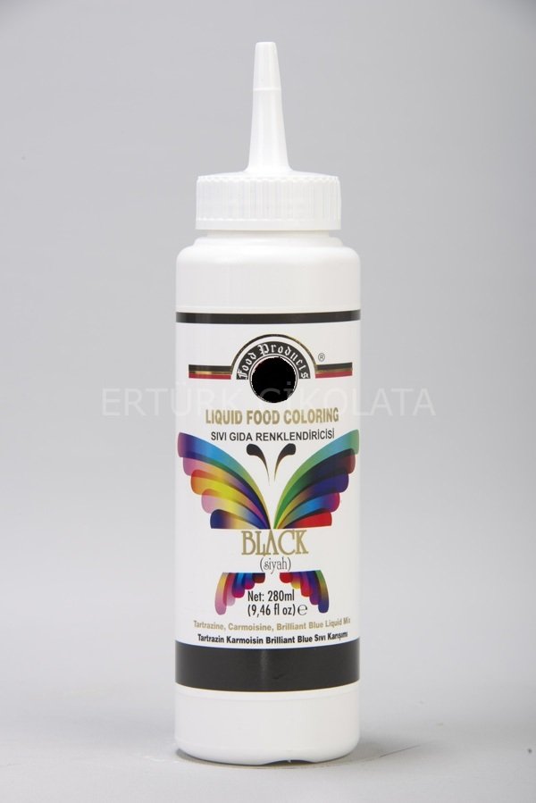 LİMPO SİYAH SIVI GIDA RENKLENDİRİCİSİ 280 ML