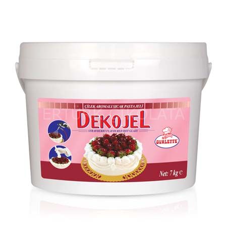 OVALETTE DEKOJEL ÇİLEK AROMALI SICAK PASTA JELİ 7 KG