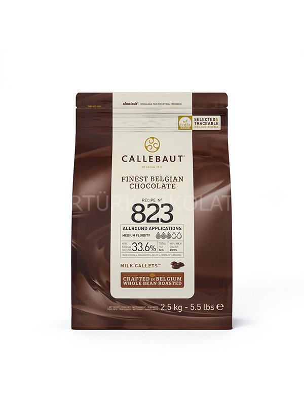 CALLEBAUT SÜTLÜ KUVERTÜR DROP TORBA 2.5 KG