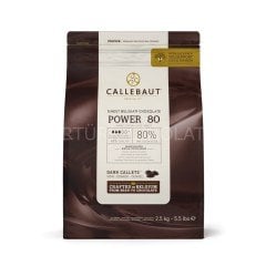 CALLEBAUT BİTTER GÜÇLÜ KUVERTUR DROP %80 2,5 KG