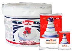LİMPO KIRMIZI KAPLAMA,DEKOR VE ÇİÇEK YAPIMI İÇİN ŞEKER HAMURU 5 KG