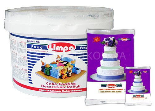 LİMPO MÜRDÜM KAPLAMA,DEKOR VE ÇİÇEK YAPIMI İÇİN ŞEKER HAMURU 5 KG