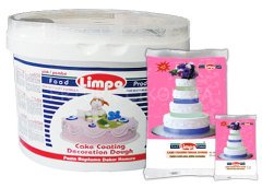 LİMPO PEMBE KAPLAMA,DEKOR VE ÇİÇEK YAPIMI İÇİN ŞEKER HAMURU 5 KG