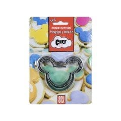 BENS METAL KOPAT KURABİYE KALIBI SET MUTLU FARE 1'Lİ