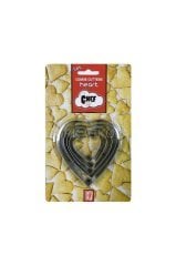 BENS METAL KOPAT KURABİYE KALIBI SET KALP 1'Lİ
