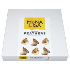 CALLEBAUT MONA LİSA PASTA DEKOR SARI (YELLOW FEATHERS) 650 G