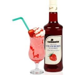 OVALETTE CALİENTE ÇİLEK AROMALI KAHVE VE KOKTELY ŞURUBU 70 CL