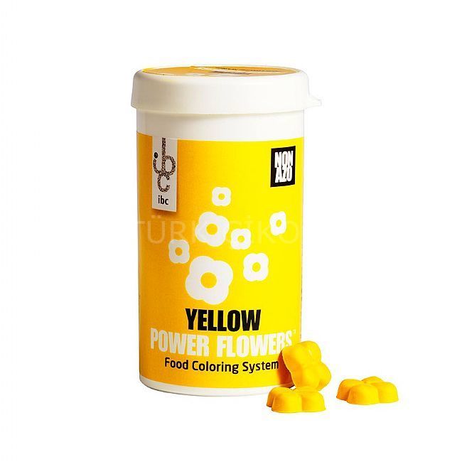 CALLEBAUT GIDA BOYASI SARI YELLOW POWER FLOWERS 50 G