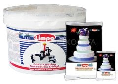 LİMPO SİYAH KAPLAMA,DEKOR VE ÇİÇEK YAPIMI İÇİN ŞEKER HAMURU 7 KG