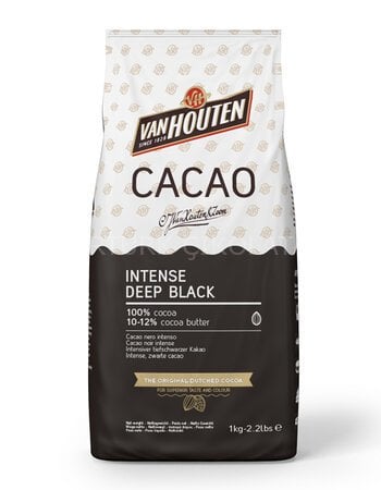 CALLEBAUT VAH VAN HOUTEN DEEP BLACK KAKAO TOZU 1 KG