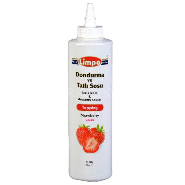 LİMPO ÇİLEK MEYVELİ DONDURMA SOSU (%20 ÇİLEK) 1 KG