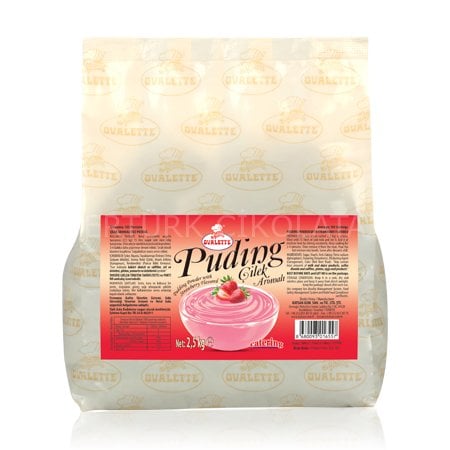 OVALETTE TOZ KARIŞIM ÇİLEKLİ PUDİNG 2,5 KG