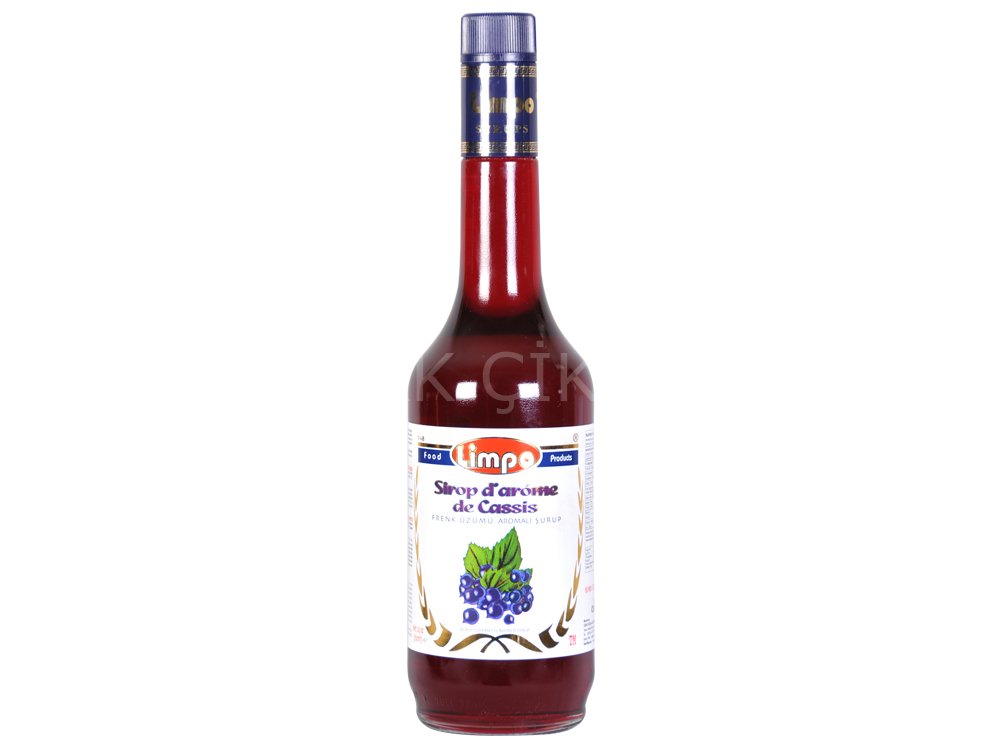 LİMPO FRENK ÜZÜMÜ AROMALI SİROP D’AROME DE CASSİS 700 ML
