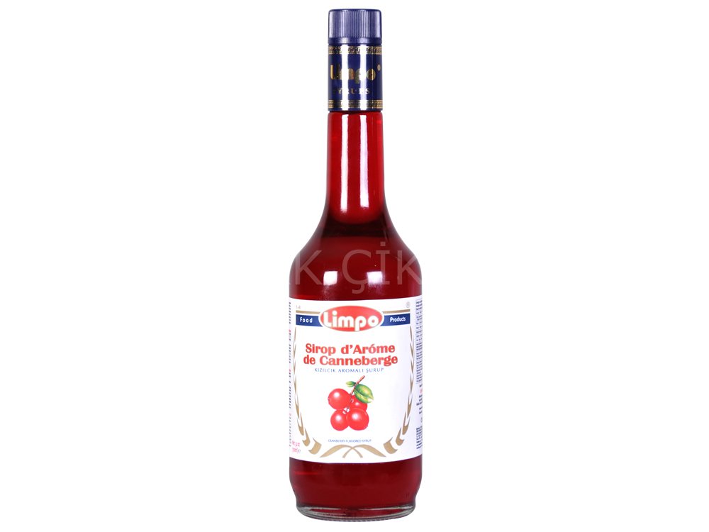 LİMPO KIZILCIK AROMALI SİROP D’AROME DE CANNEBERGE 700 ML