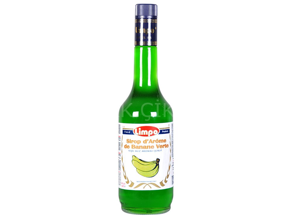 LİMPO YEŞİL MUZ AROMALI SİROP D’AROME DE BANANA VERTE 700 ML