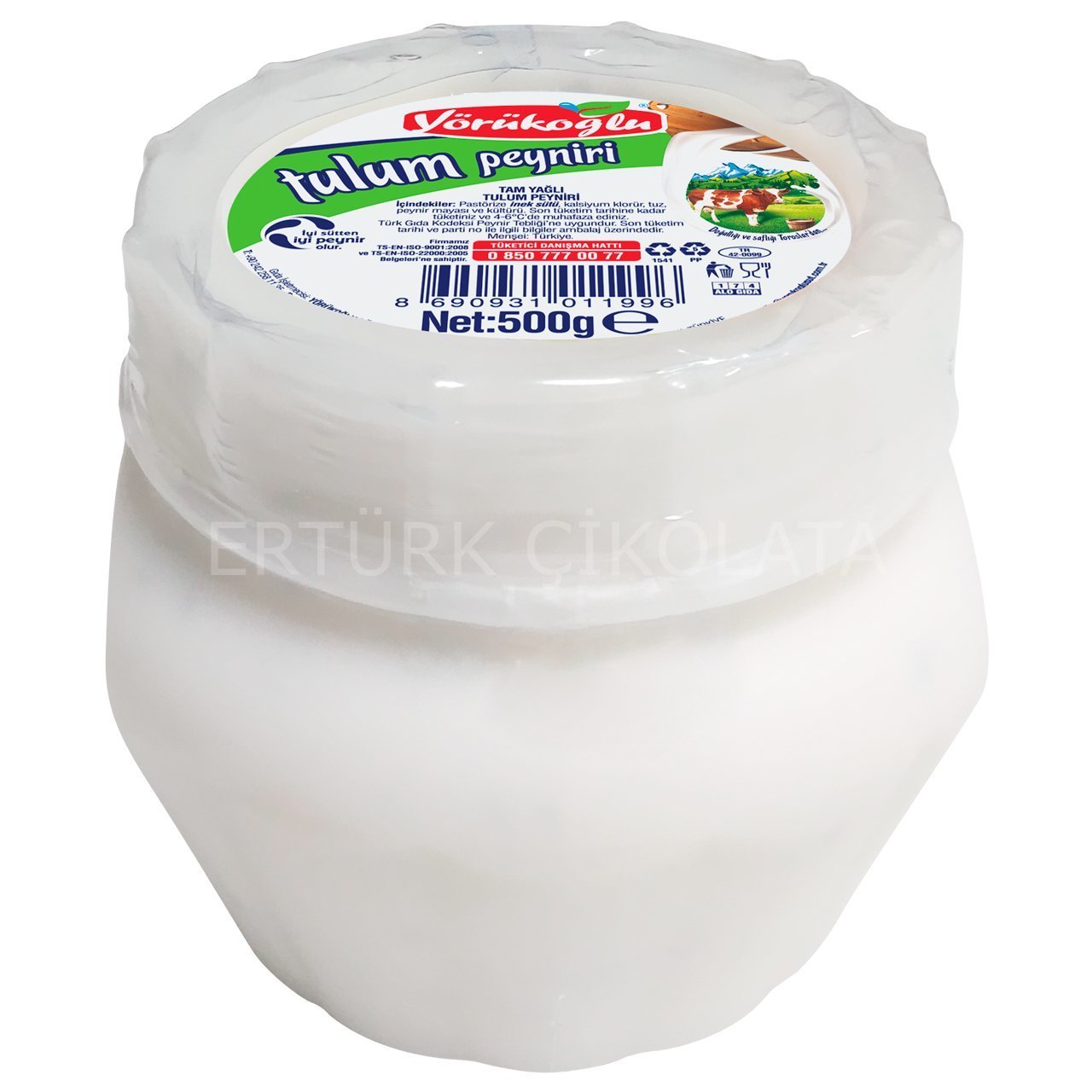 YÖRÜKOĞLU TAM YAĞLI TULUM PEYNİRİ 500 G