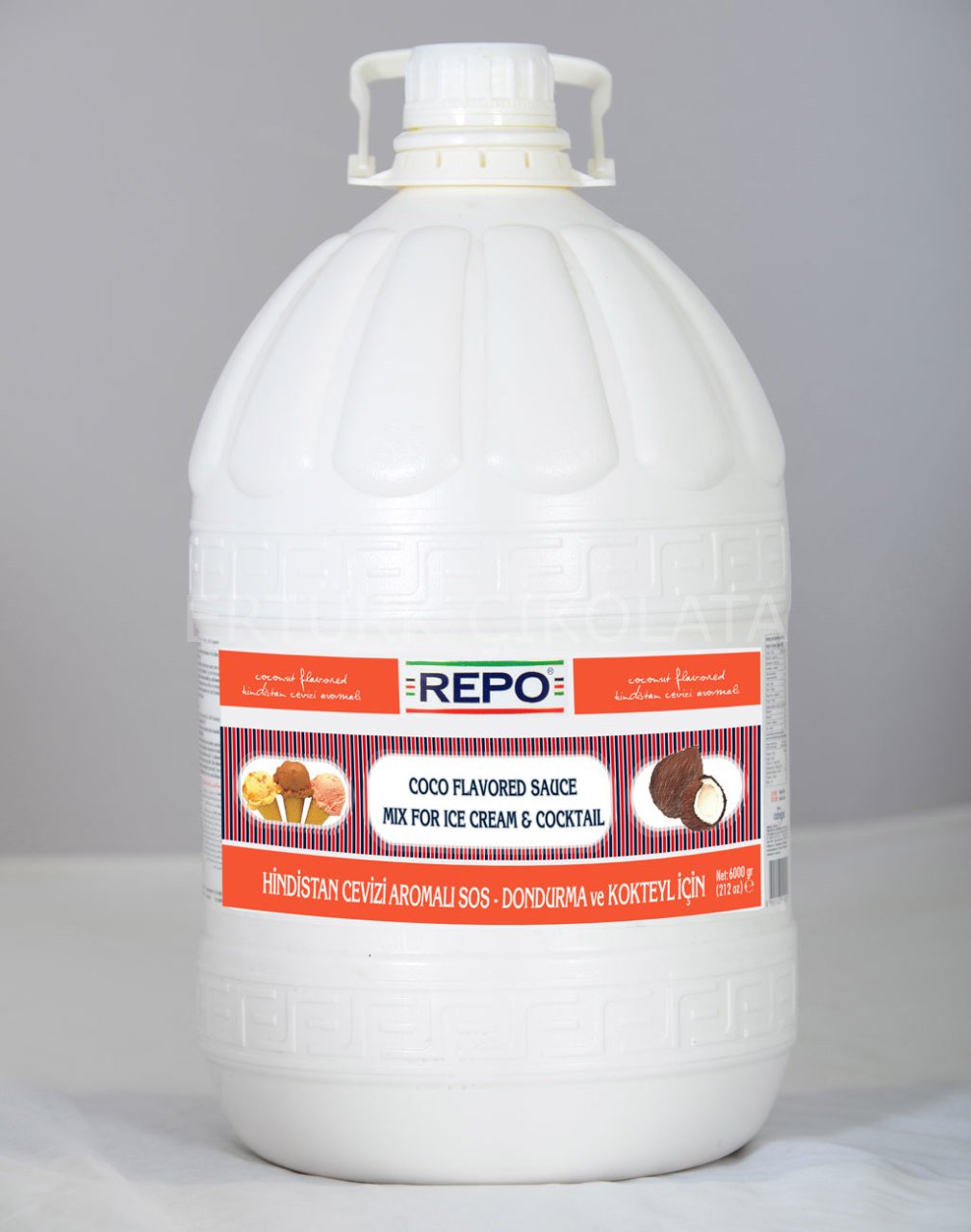 REPO HİNDİSTAN CEVİZİ AROMALI DONDURMA VE KOKTEYL İÇİN SOS 6 KG