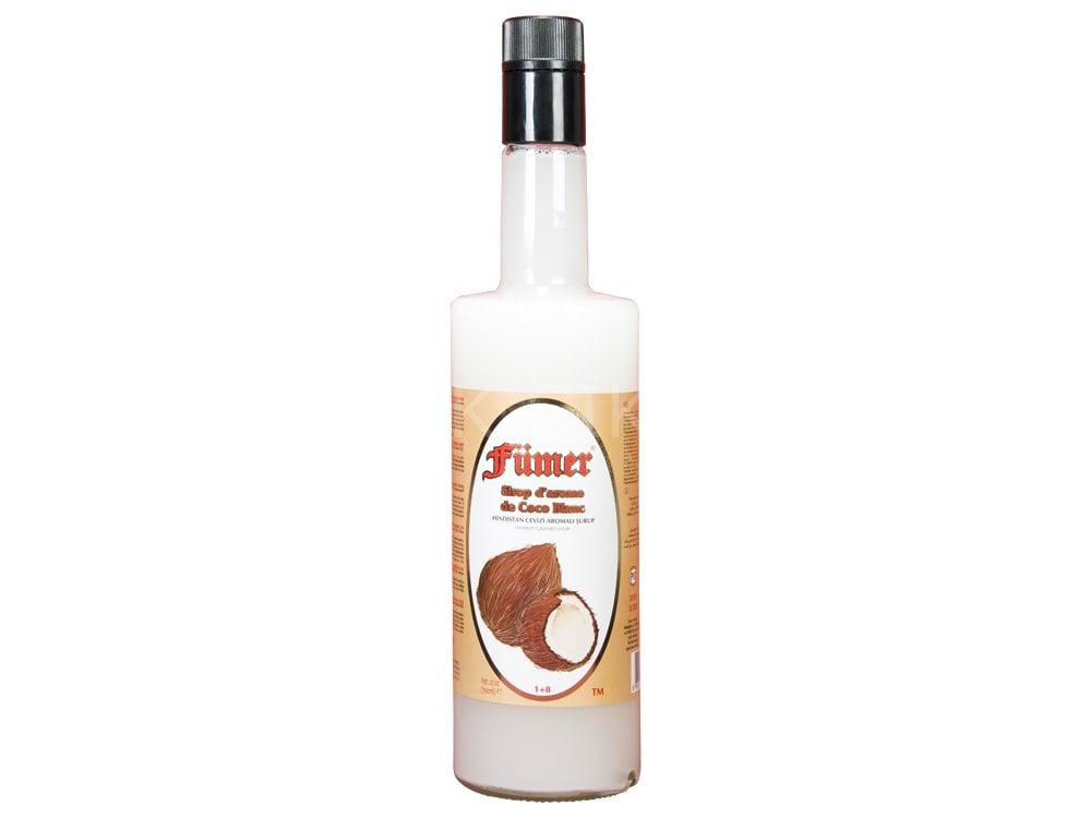 FÜMER HİNDİSTAN CEVİZİ AROMALI SİROP D’AROME DE COCO BLANC 700 ML