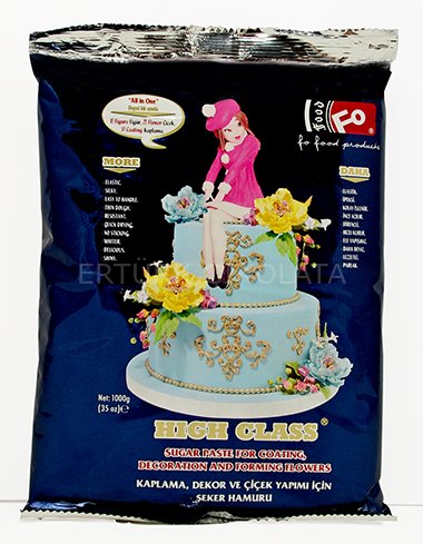 FO BEBEK MAVİSİ KAPLAMA, DEKOR VE ÇİÇEK YAPIMI İÇİN ŞEKER HAMURU 5 KG