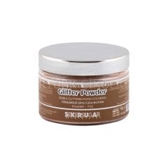 ŞEKER&SUGAR GLİTTER POWDER YENİLEBİLİR TOZ SİMLİ GIDA BOYASI KAHVERENGİ 20 GR