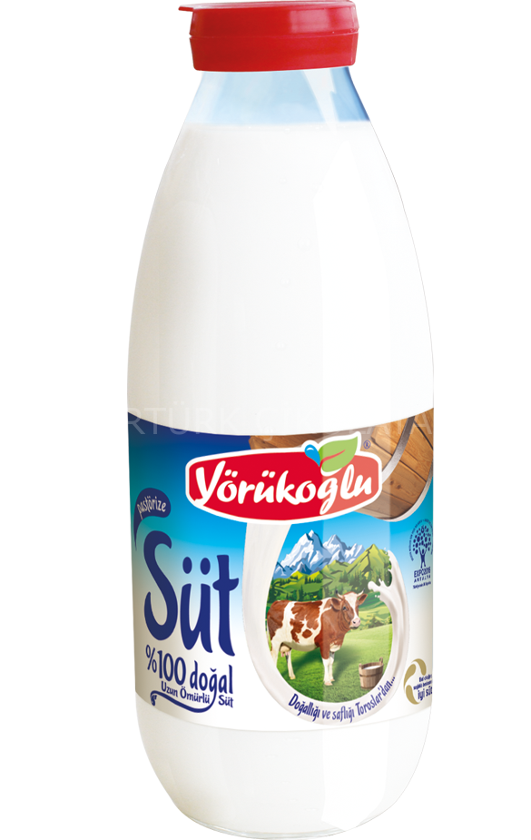 YÖRÜKOĞLU GÜNLÜK PASTÖRİZE ŞİŞE SÜT 1 L