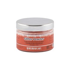 ŞEKER&SUGAR GLİTTER POWDER YENİLEBİLİR TOZ SİMLİ GIDA BOYASI KIRMIZI 20 GR