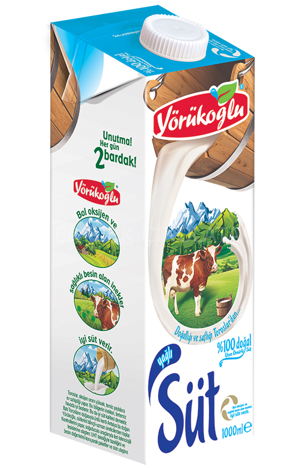 YÖRÜKOĞLU YARIM YAĞLI SÜT (EDGE) 1 L