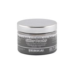 ŞEKER&SUGAR GLİTTER POWDER YENİLEBİLİR TOZ SİMLİ GIDA BOYASI SİYAH 20 GR