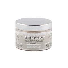 ŞEKER&SUGAR GLİTTER POWDER YENİLEBİLİR TOZ SİMLİ GIDA BOYASI BEYAZ 20 GR