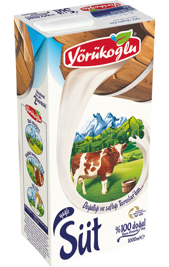 YÖRÜKOĞLU YAĞLI SÜT (1 X10) 10 LT