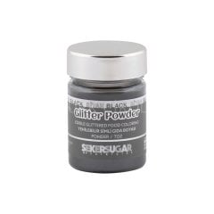 ŞEKER&SUGAR GLİTTER POWDER YENİLEBİLİR TOZ SİMLİ GIDA BOYASI SİYAH 10 GR