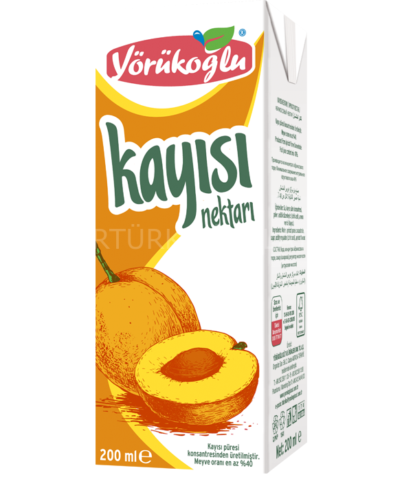 YÖRÜKOĞLU KAYISI NEKTARI 200 ML