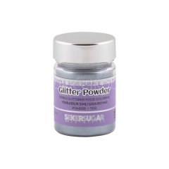 ŞEKER&SUGAR GLİTTER POWDER YENİLEBİLİR TOZ SİMLİ GIDA BOYASI MOR 10 GR