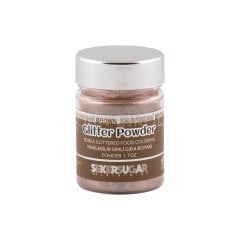 ŞEKER&SUGAR GLİTTER POWDER YENİLEBİLİR TOZ SİMLİ GIDA BOYASI KAHVERENGİ 10 GR