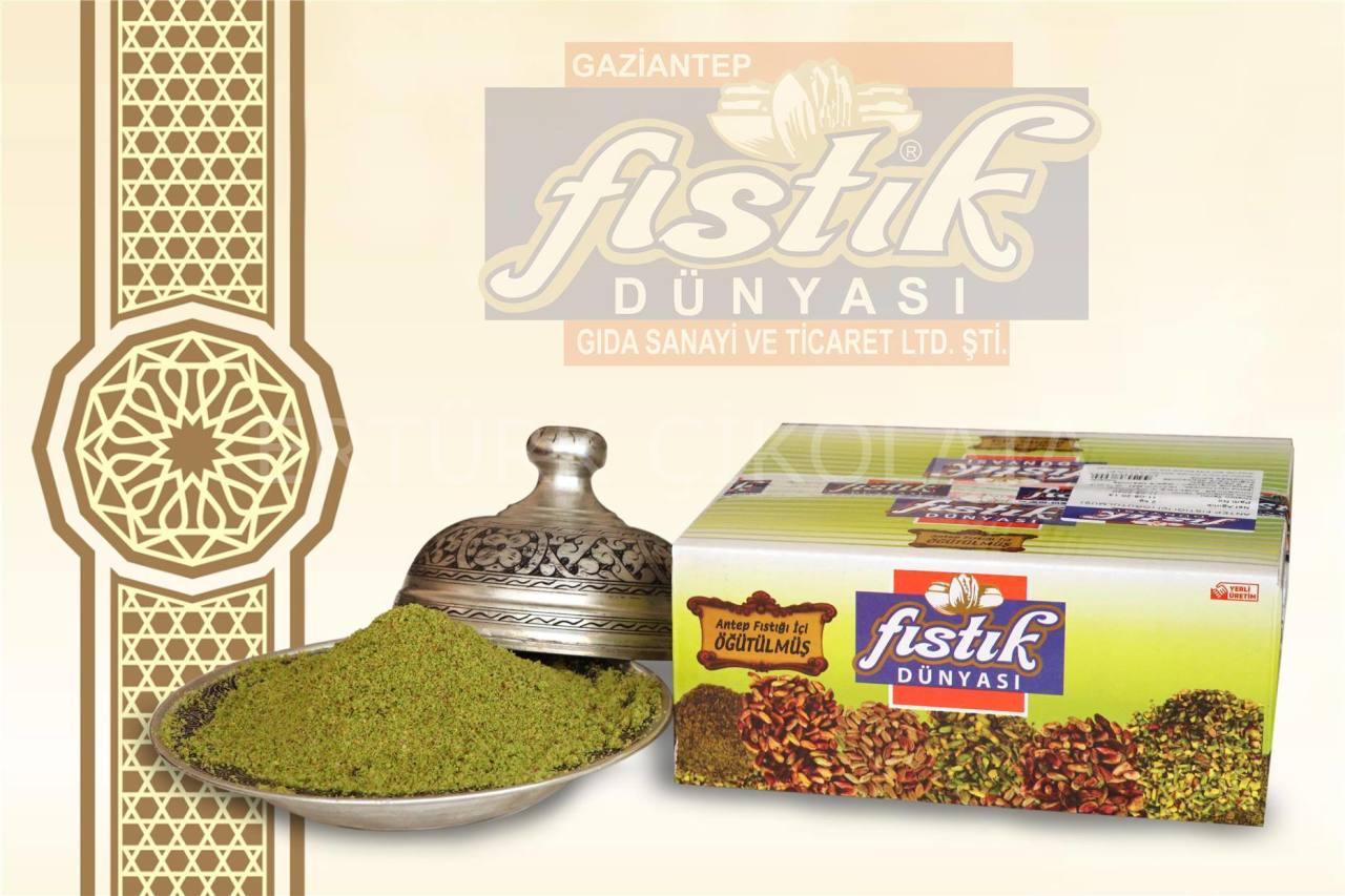 FISTIK DÜNYASI ANTEP FISTIĞI İÇİ ÖĞÜTÜLMÜŞ (II. KALİTE TOZ) 1 KG