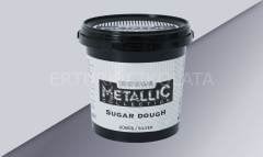 ŞEKER&SUGAR METALLIC COLLECTION GÜMÜŞ ŞEKER HAMURU 1 KG