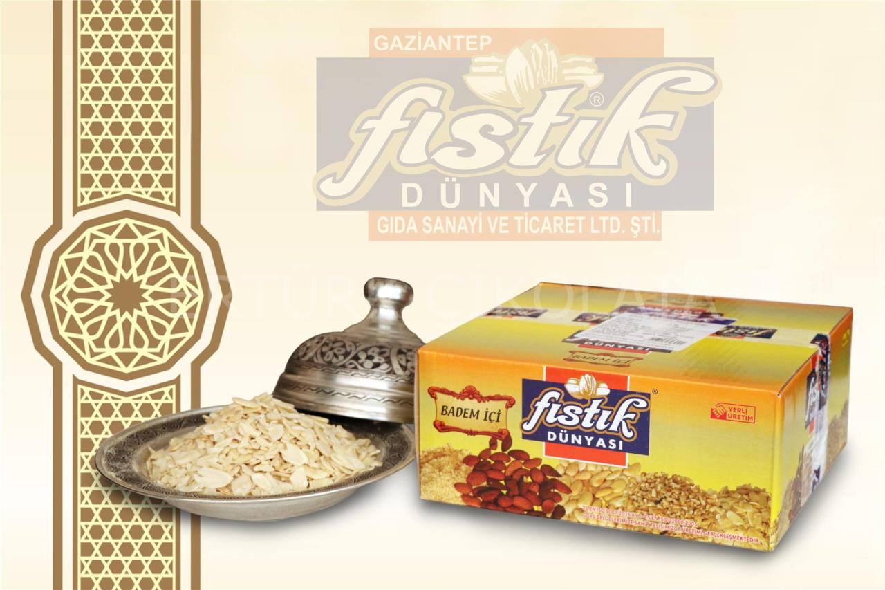 FISTIK DÜNYASI BADEM İÇİ DİLİMLENMİŞ 1 KG