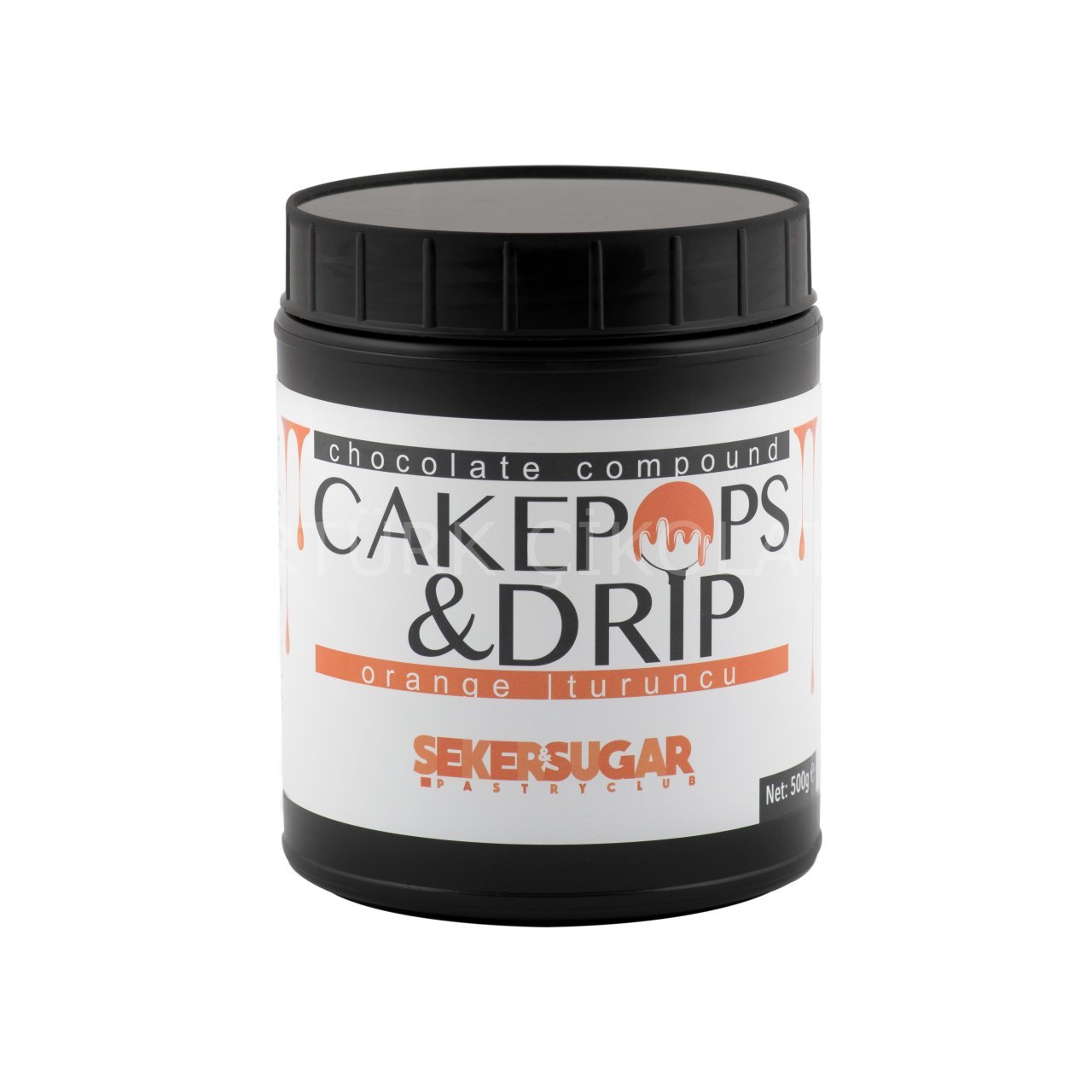 ŞEKER&SUGAR CAKEPOPS DRİP ÇİKOLATA TURUNCU 500 GR